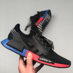 Adidas NMD R1 V2 Black Blue Red For Sale