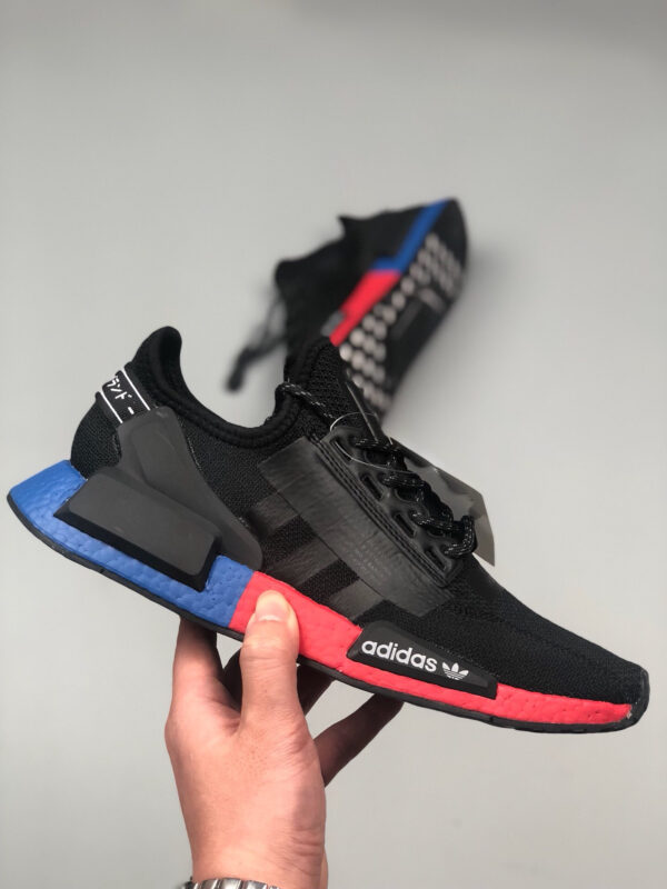 Adidas NMD R1 V2 Black Blue Red For Sale