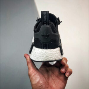 Adidas NMD R1 Refined Shoes Core Black Cloud White For Sale