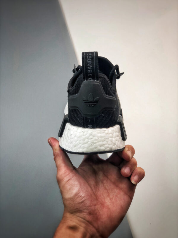 Adidas NMD R1 Refined Shoes Core Black Cloud White For Sale