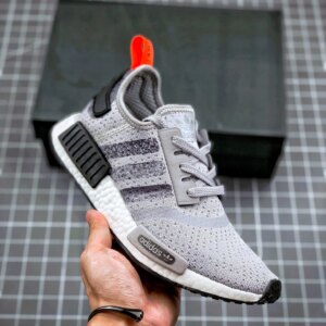 Adidas NMD R1 Stencil Pack Grey Core Black For Sale