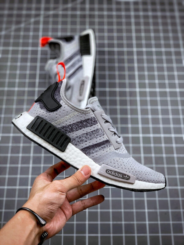 Adidas NMD R1 Stencil Pack Grey Core Black For Sale