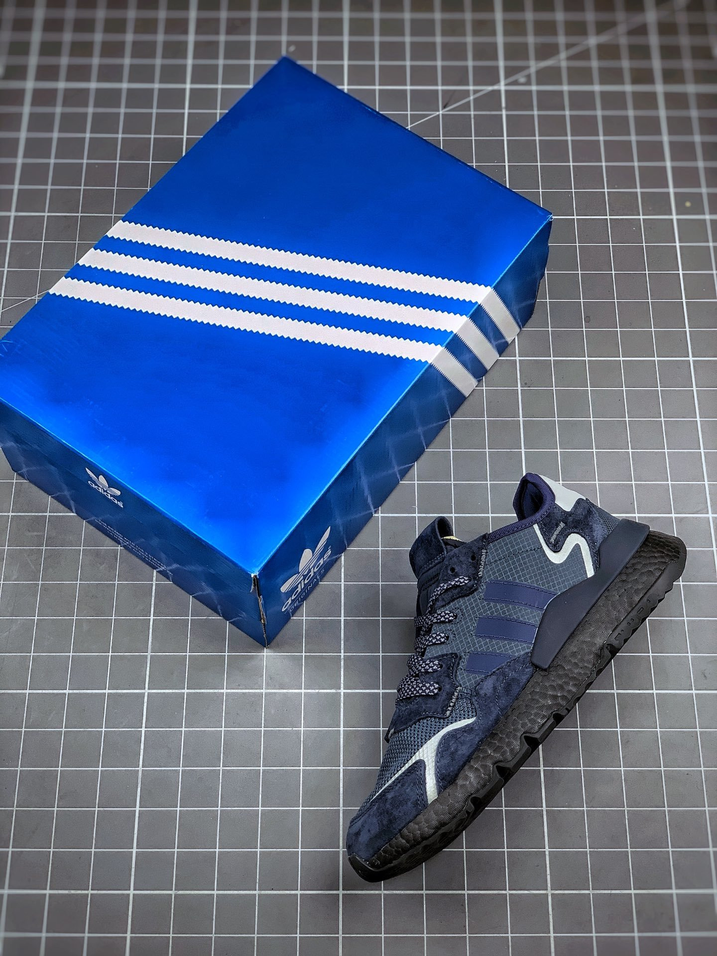 Adidas Nite Jogger 3M Navy Black For Sale