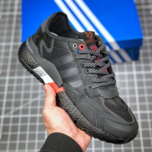 Adidas Nite Jogger Core Black Core Black-Silver Metallic For Sale