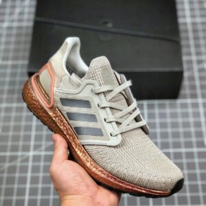 Adidas Ultra Boost 20 Metal Grey Grey Five Signal Coral For Sale