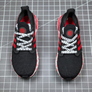 Adidas Ultra Boost 20 Black Glory Red White FX8886 For Sale